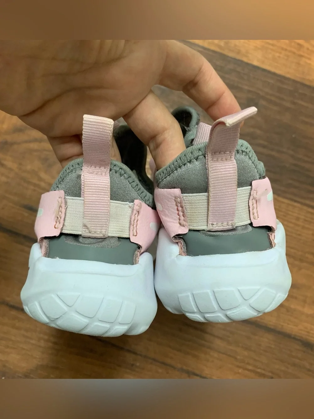 Nike Younger Kids' Flex Runner 2 Running Pink Shoes Sneakers Size 1Y